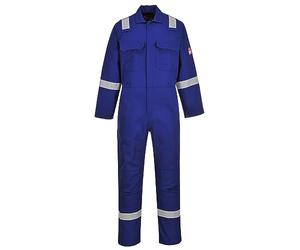 Portwest BIZ5 Men's Hi Vis FR Coveralls Stud Front Ample Storage Reflective | Orange, Large, EN ISO 11611, UPF 40+, Knee Pad Pockets, Machine Washable, Flame Resistant, 8 Pockets
