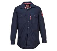 Portwest Bizflame 88/12 FR Shirt, Size: M, Colour: Navy, FR89NARM