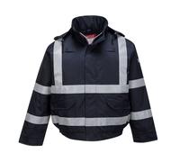 Portwest Bizflame Bomber Jacket Navy Size: M Colour: Navy, Size: M M