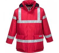 Portwest Bizflame Flame Resistance Antistatic Jacket Red Size: 2XL Col 2XL