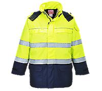 Portwest Bizflame Multi Arc Hi Viz Anti Static Waterproof FRAS Jacket - FR79