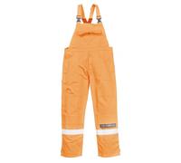 Portwest Bizflame Plus Bib & Brace Orange Size: 3XL Inside Leg: 31 3XL 31"