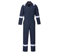 Portwest Bizflame Plus Women's Coverall 350g, Size: XS, Colour: Navy, FR51NARXS