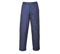 BizFlame Pro Mens Flame Resistant Trousers Navy Blue L 32"