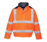 Portwest Bizflame Rain Hi Vis Antistatic FR Bomber Jacket Flame Resistant S773