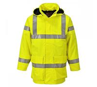 Portwest Bizflame Rain Hi-Vis Multi Lite Jacket, Size: M, Colour: Yellow, S774YERM