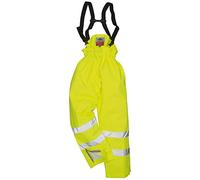 Portwest Bizflame Rain Unlined Hi-Vis Antistatic FR Trouser, Size: XXXL, Colour: Yellow, S780YERXXXL