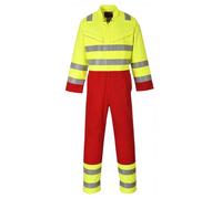 Portwest Bizflame Services Coverall Yellow - Inside Leg: 31" Size 3XL 31"