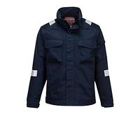 BizFlame Ultra Two Tone Flame Resistant Jacket Navy L