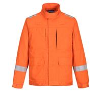 Portwest Bizflame Work Lightweight Stretch Panelled welding Jacket Flame S-3XL