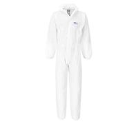 Portwest BizTex SMS FR Coverall Type 5/6, Color: White, Size: XL, ST80WHRXL
