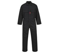 Portwest BIZ1 Men's Protective Workwear Overalls Bizweld FR Coverall Black, X-Small