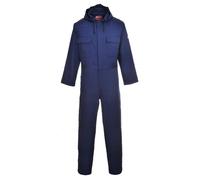 Portwest BizWeld Hooded Coverall Navy Size: 2XL Inside Leg: 31" C 2XL 31"