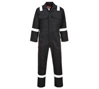 Portwest BizWeld Iona Coverall Black Size: L Inside Leg: 31" Colo L 31"