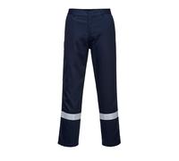 Portwest Bizweld Iona Hi Vis WorkTrousers Flame Resistant Welding Safety BZ14