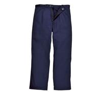 Portwest BizWeld Trousers Navy Size: S Colour: Navy, Size: S, Inside L S 31"