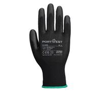 Portwest Black PU Palm Glove Size XL
