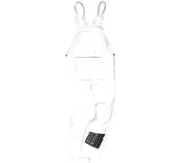 Portwest S810 Men's Painters Overalls - Cotton Bib and Brace Painting Dungarees Workwear, White, 4XL