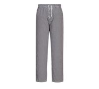 Portwest Bromley Chefs Trousers 100%Cotton Elasticated Food Catering Industry UK