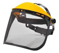 Portwest Browguard with Mesh Visor, Color: Black, Size: 20X40CM, PW93BKR