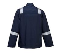 Portwest BZ13 Bizweld Work FR Jacket Flame Resistant Long Sleeve Stud Front