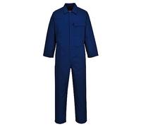 Portwest C030 Men's Lightweight Fireproof Welding Overalls Flame Resistant Coverall Boiler Suit Safety Workwear Navy, X-Large