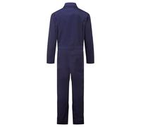 Portwest C184 Women's Work Coverall Durable Polycotton Action Back Adjustable Waist Multiple Pockets UPF 40+ Everyday Protective Workwear, Navy, S