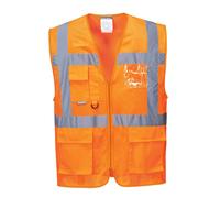 Portwest Athens Hi Vis MeshAir Executive Vest Orange XS