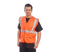Portwest C472 Hi-Vis Band and Brace Vest Warp Knit Lightweight Reflective