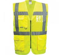 Portwest C496 Madrid Executive Mesh Vest Yellow Size: 3XL Colour: Yell 3XL