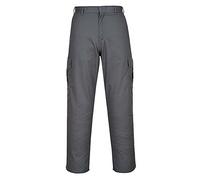 Portwest C701 Durable Reinforced Combat Trouser Grey Tall, 28