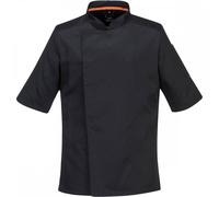 Portwest C738 MeshAir Pro Jacket Short Sleeve Black Size: L Colour: Bl L