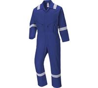 Portwest C814 Iona Cotton Coverall Royal Blue XL