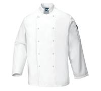 Portwest C833 Chef's Suffolk Jacket Machine Washable Stud Front 35 Cotton