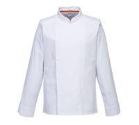 Portwest C838 Chef's Mesh Air Pro Jacket Long Sleeve Concealed Stud Front