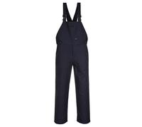Portwest C881 Men's Workwear Adjustable Cotton Bib and Brace Overalls Navy, XXXXL