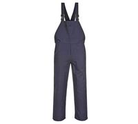 Portwest C881 Cotton Bib and Brace Side Pockets Machine Washable Breathable