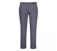 PORTWEST Cargo Combat Trouser Stretch Slim Fit Cotton Safety Work Wear Pants UK
