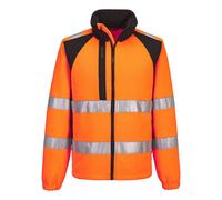 Portwest CD807 - WX2 Eco Hi-Vis Fleece Anti-Pill Durable Zipped Jacket - Orange