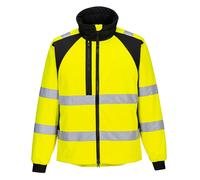 Portwest CD875 - WX2 Eco Hi-Vis Softshell (2L) Water Resistant Windproof- Yellow