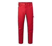 Portwest CD881 WX2 Eco Stretch Trade Trousers Durable Workwear Multi Pocket Flexible Fit Breathable Ventilation Recycled Fabric Sustainable Construction Work Pants, Deep Red, 36