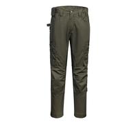 Portwest CD881 WX2 Eco Stretch Trade Trousers Multi Pocket | Forest Nights, 34 Waist, Breathable Ventilation, Recycled Fabric, Flexible Fit, Sustainable, Durable