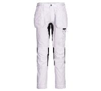 Portwest WX2 Eco Stretch Holster Trousers, White, 38, Regular