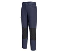 Portwest CD887 WX2 Eco Women's Stretch Work Trousers Durable Lightweight 4-Way Flex Fabric Reinforced Knees Multiple Pockets UPF 40+ Protection Adjustable Fit, Dark Navy, 34