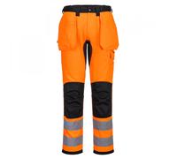 Portwest CD889 WX2 Eco Hi-Vis Holster Pocket Trousers Orange/Black Wai 44" 31"