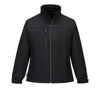 Portwest Charlotte Ladies Softshell (2L), Color: Black, Size: Medium, TK41BKRM
