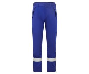 Portwest Chemical/Fire Resistant Hi-Vis Durable Work Trousers