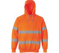 Portwest Class 3 Hi Vis Hooded Sweatshirt Orange 3XL