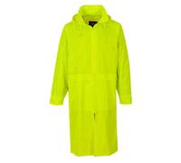 Portwest Classic Adult Rain Coat Waterproof Lightweight Packaway Hood 40+ UPF