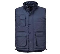 Portwest Classic bodywarmer (S415) - Mens, 100% Polyester Pongee, Oeko-Tex